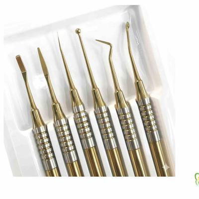 ست قلم کامپوزیت طلایی (6 عددی)